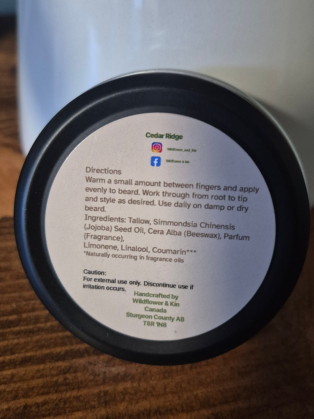 Cedar Ridge Beard Balm