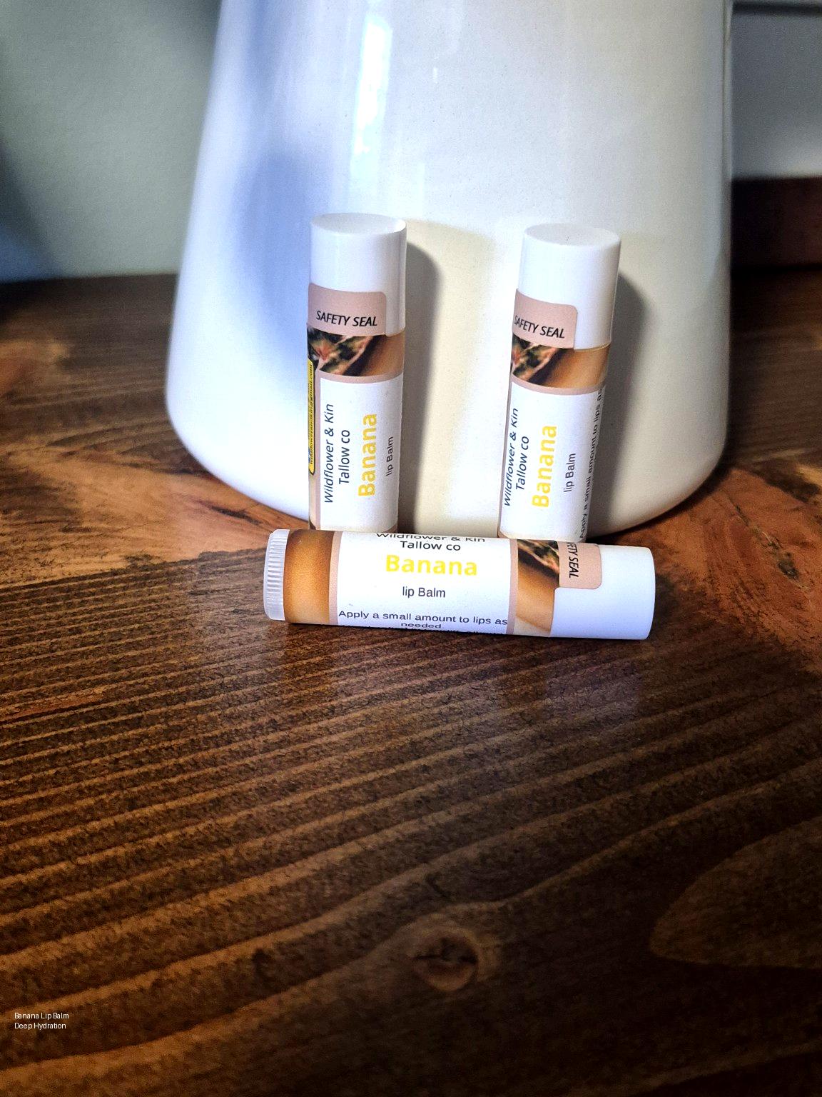 Banana lip balm