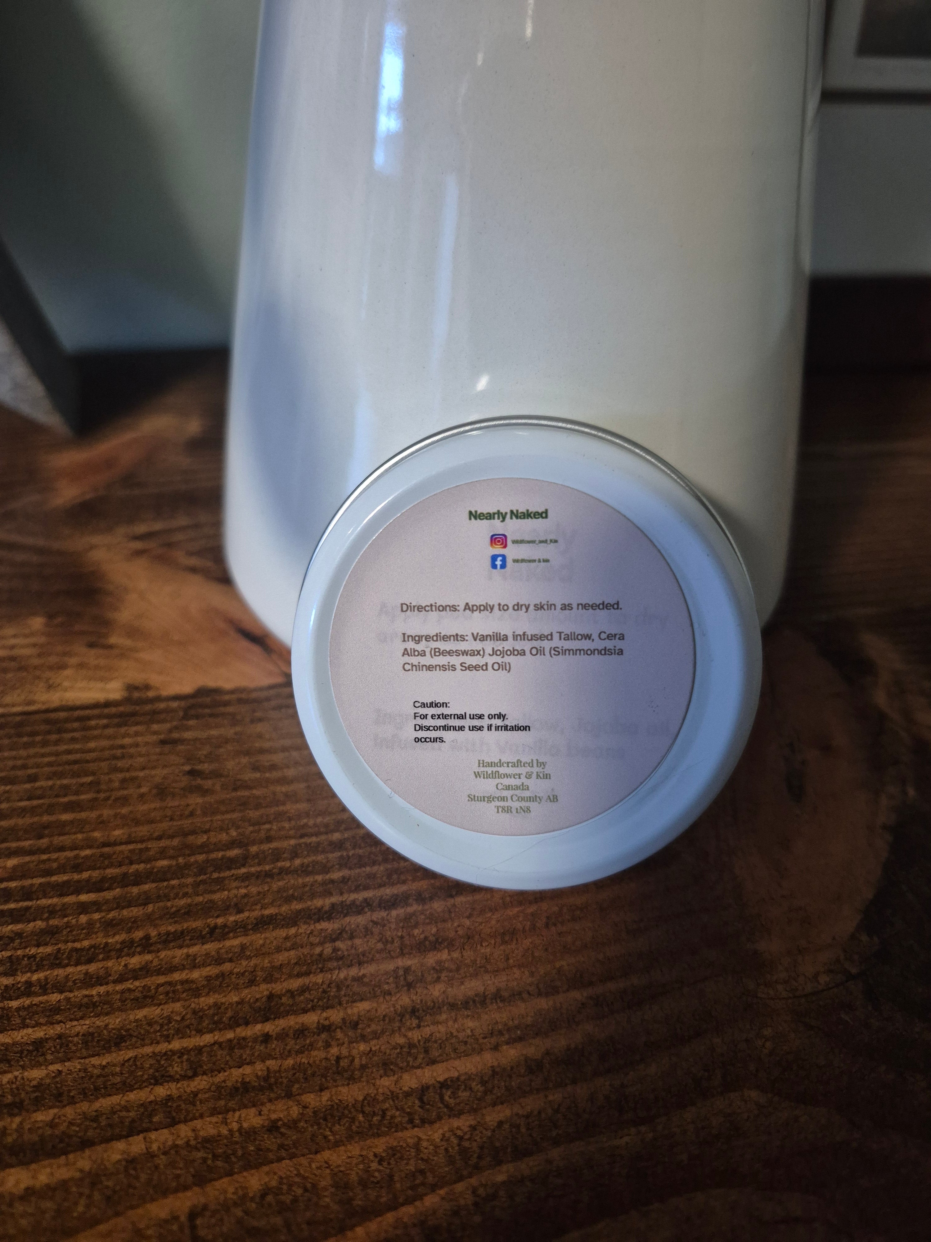Nearly naked whipped tallow